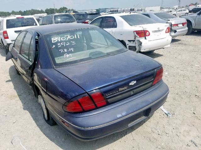 2G1WL52MXX9133923 - 1999 CHEVROLET LUMINA BAS BLUE photo 3