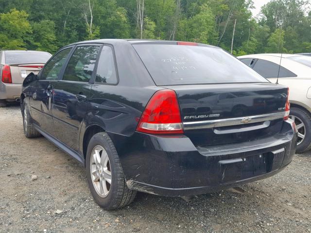 1G1ZT62845F210084 - 2005 CHEVROLET MALIBU MAX 黑色 照片 3