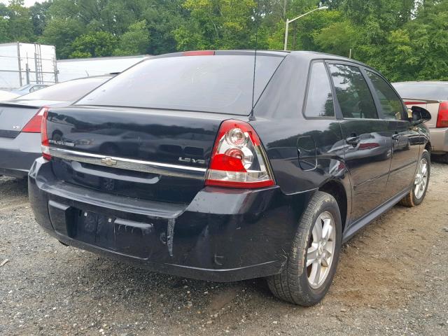 1G1ZT62845F210084 - 2005 CHEVROLET MALIBU MAX 黑色 照片 4