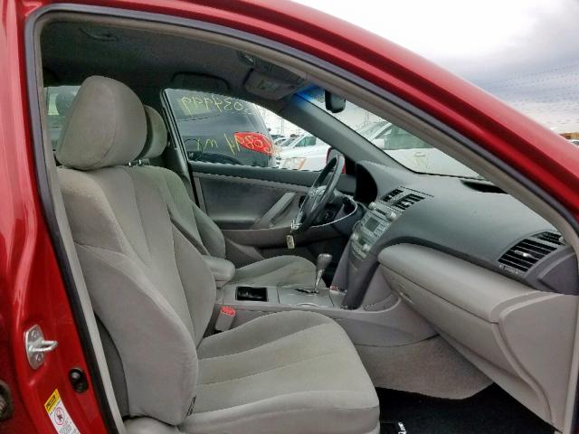 4T1BB46K98U033890 - 2008 TOYOTA CAMRY HYBR RED photo 5