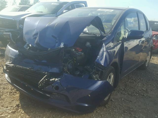 JHMGE8H39DC056034 - 2013 HONDA FIT BLUE photo 2