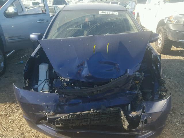 JHMGE8H39DC056034 - 2013 HONDA FIT BLUE photo 7