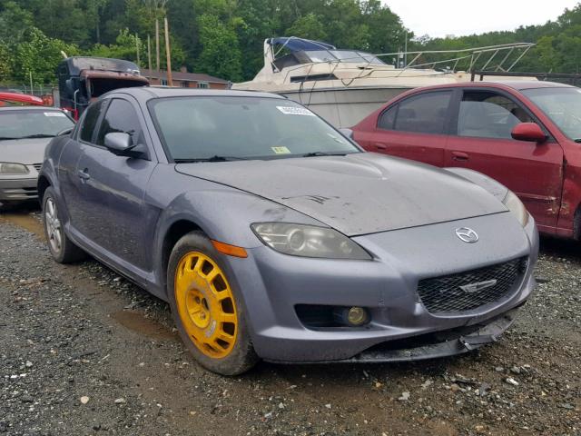 JM1FE17N350147584 - 2005 MAZDA RX8 GRAY photo 1