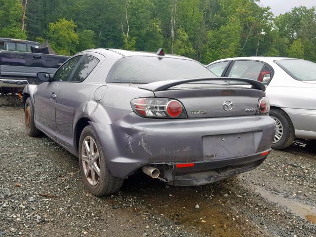 JM1FE17N350147584 - 2005 MAZDA RX8 GRAY photo 3