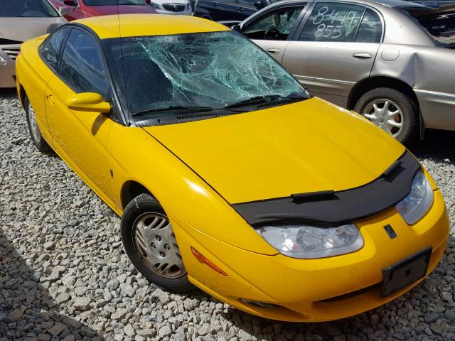 1G8ZY12751Z108458 - 2001 SATURN SC2 YELLOW photo 1