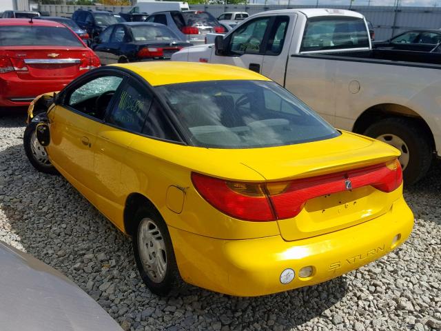 1G8ZY12751Z108458 - 2001 SATURN SC2 YELLOW photo 3