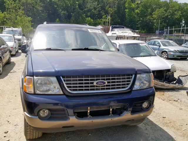 1FMZU74K32ZC69605 - 2002 FORD EXPLORER E BLUE photo 9