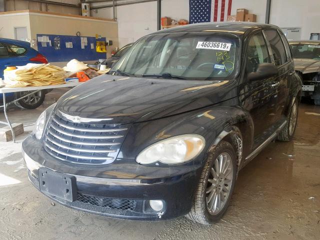 3A8FY68868T122143 - 2008 CHRYSLER PT CRUISER BLACK photo 2