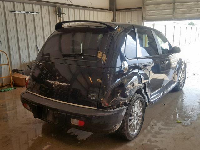 3A8FY68868T122143 - 2008 CHRYSLER PT CRUISER BLACK photo 4