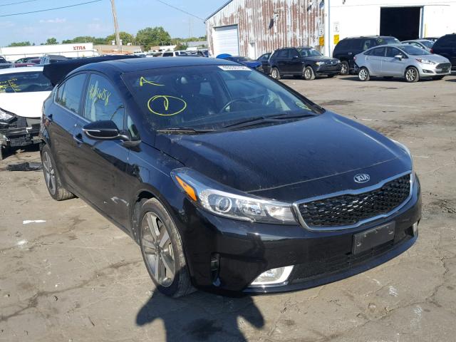 3KPFN4A89HE071921 - 2017 KIA FORTE EX BLACK photo 1