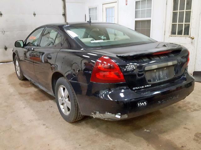 2G2WP552481194257 - 2008 PONTIAC GRAND PRIX BLACK photo 3
