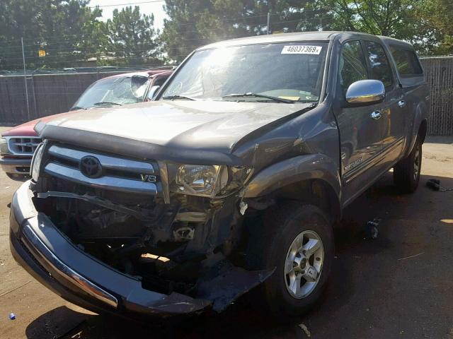 5TBDT44106S525948 - 2006 TOYOTA TUNDRA DOU GRAY photo 2