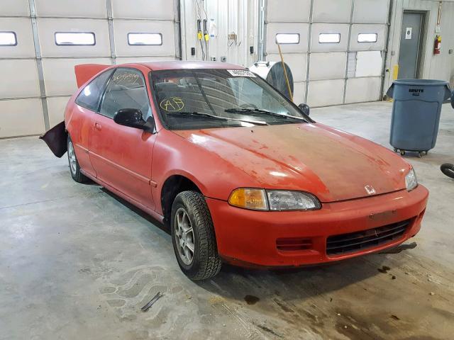 2HGEJ2221RH513443 - 1994 HONDA CIVIC DX RED photo 1