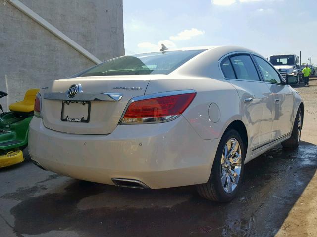 1G4GD5E30CF114046 - 2012 BUICK LACROSSE P WHITE photo 4