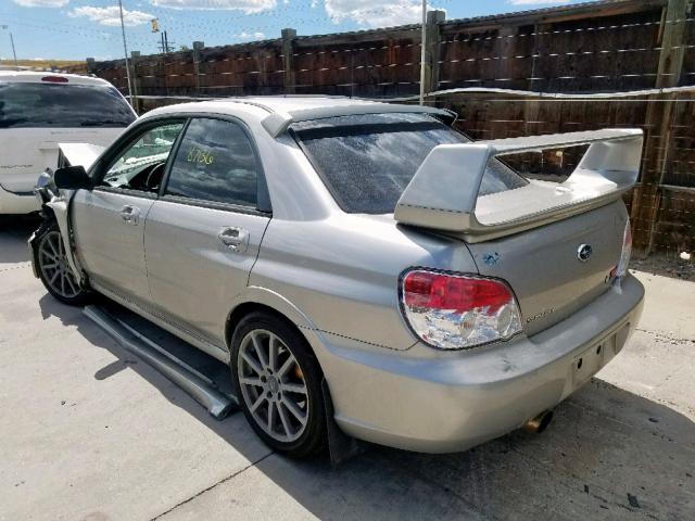 JF1GD76607L524500 - 2007 SUBARU IMPREZA WR SILVER photo 3