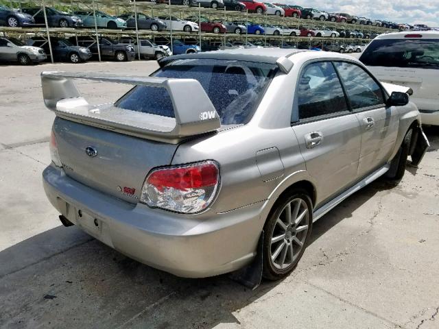 JF1GD76607L524500 - 2007 SUBARU IMPREZA WR SILVER photo 4