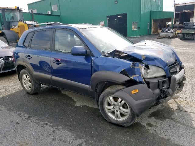 KM8JM12D57U593979 - 2007 HYUNDAI TUCSON GL BLUE photo 1