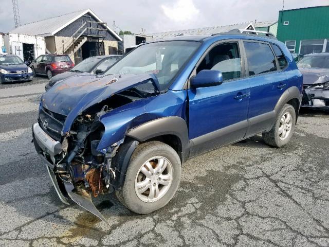 KM8JM12D57U593979 - 2007 HYUNDAI TUCSON GL BLUE photo 2