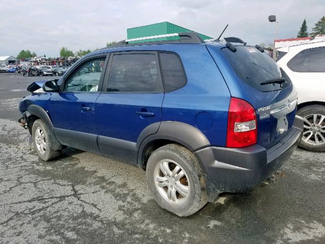 KM8JM12D57U593979 - 2007 HYUNDAI TUCSON GL BLUE photo 3