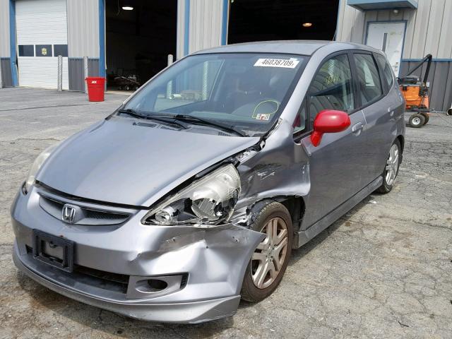 JHMGD38697S054939 - 2007 HONDA FIT S 银色 照片 2