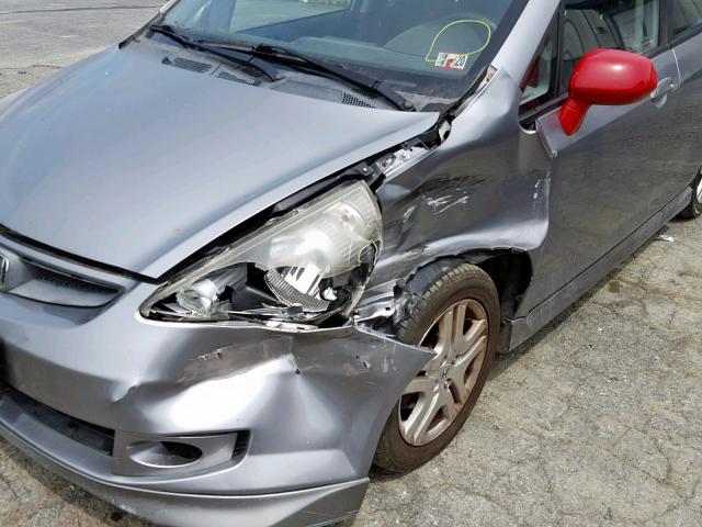 JHMGD38697S054939 - 2007 HONDA FIT S 银色 照片 9