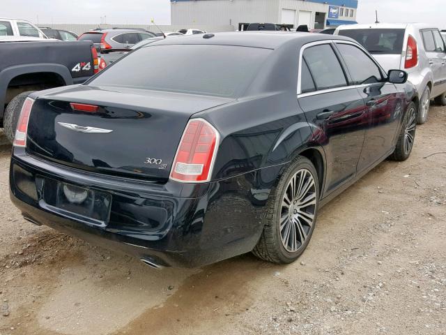 2C3CCADT3CH232840 - 2012 CHRYSLER 300 S BLACK photo 4