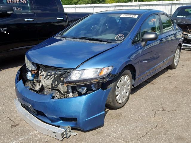 19XFA1F31AE079797 - 2010 HONDA CIVIC VP BLUE photo 2