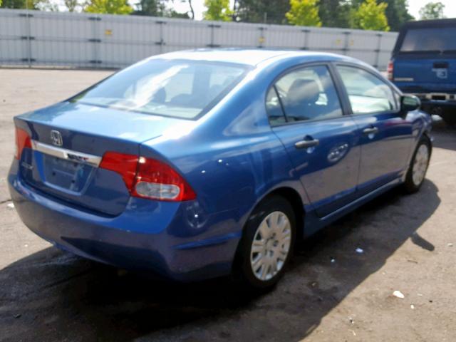 19XFA1F31AE079797 - 2010 HONDA CIVIC VP BLUE photo 4