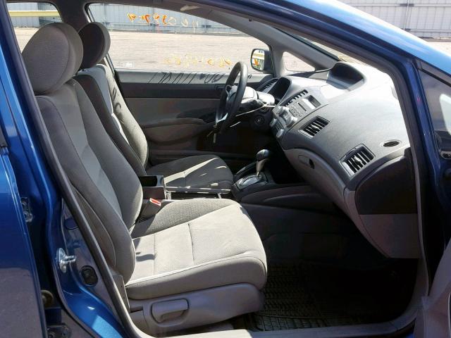 19XFA1F31AE079797 - 2010 HONDA CIVIC VP BLUE photo 5