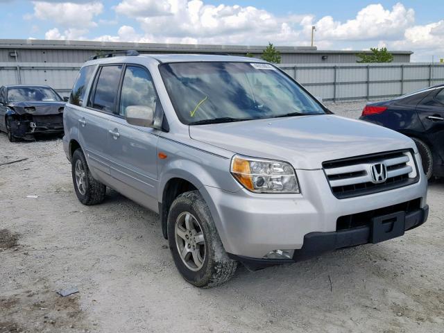 5FNYF18308B040985 - 2008 HONDA PILOT SE SILVER photo 1