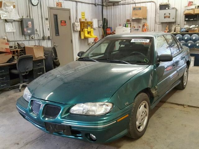 1G2NE52M0WC777651 - 1998 PONTIAC GRAND AM S GREEN photo 2