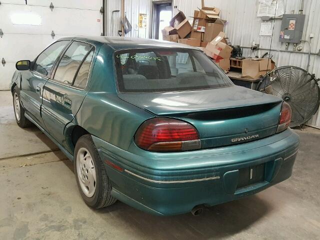 1G2NE52M0WC777651 - 1998 PONTIAC GRAND AM S GREEN photo 3