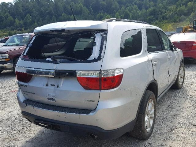 1C4SDJDT4CC146900 - 2012 DODGE DURANGO CR SILVER photo 4