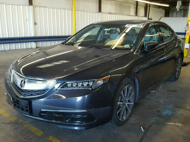 19UUB2F30GA004869 - 2016 ACURA TLX GRAY photo 2