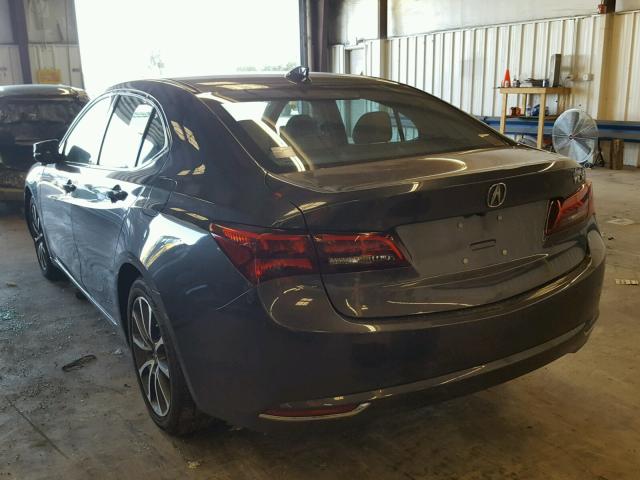 19UUB2F30GA004869 - 2016 ACURA TLX GRAY photo 3