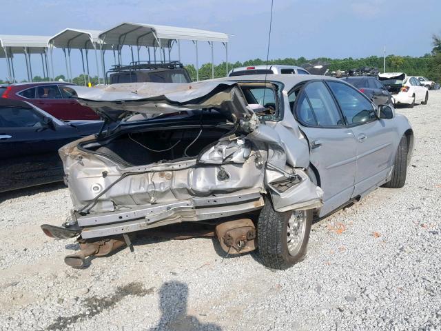 1G2WP52KXYF329433 - 2000 PONTIAC GRAND PRIX SILVER photo 4