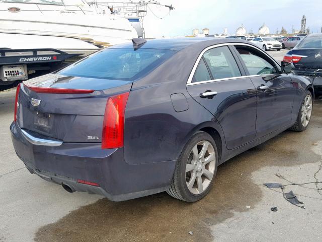 1G6AB5R30F0117971 - 2015 CADILLAC ATS LUXURY PURPLE photo 4