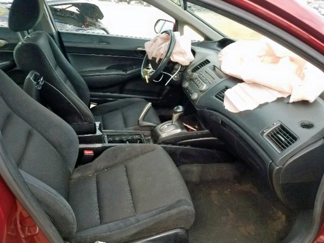 19XFA1F64BE001607 - 2011 HONDA CIVIC LX-S Qırmızı foto 5