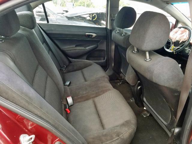 19XFA1F64BE001607 - 2011 HONDA CIVIC LX-S Qırmızı foto 6