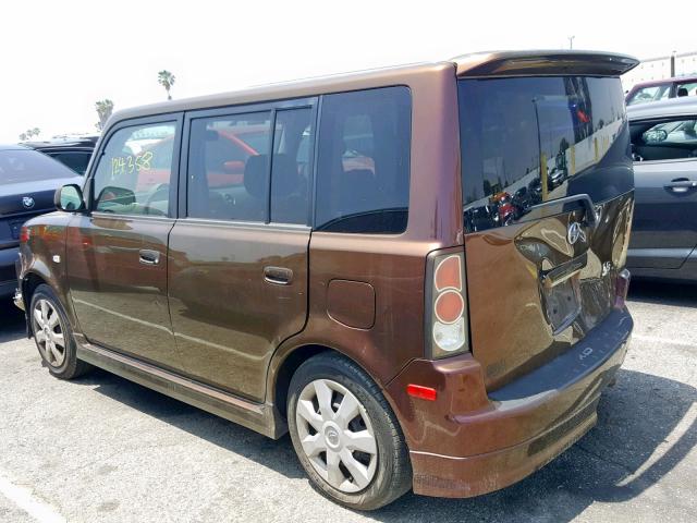 JTLKT324664119484 - 2006 TOYOTA SCION XB 棕色 照片 3