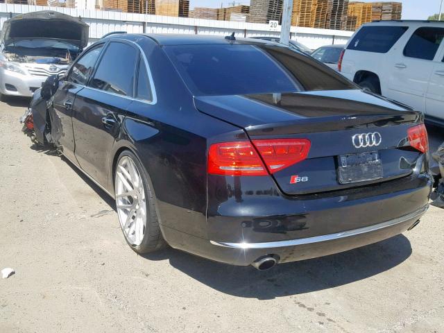 WAURGAFD0DN004087 - 2013 AUDI A8 L QUATT BLACK photo 3