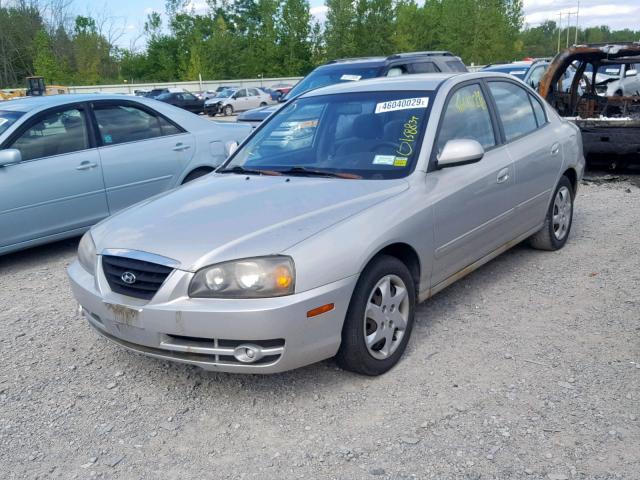 KMHDN46DX6U360121 - 2006 HYUNDAI ELANTRA GL GRAY photo 2