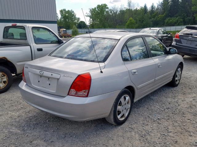 KMHDN46DX6U360121 - 2006 HYUNDAI ELANTRA GL GRAY photo 4