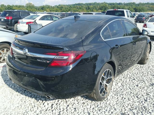 2G4GL5EX8H9105942 - 2017 BUICK REGAL SPOR BLACK photo 4