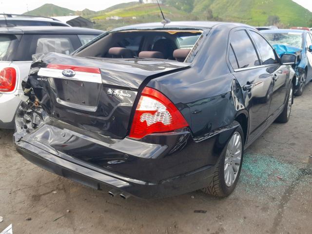 3FADP0L39AR298428 - 2010 FORD FUSION HYB BLACK photo 4