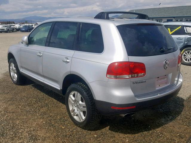 WVGCM67L74D021474 - 2004 VOLKSWAGEN TOUAREG 4. SILVER photo 3