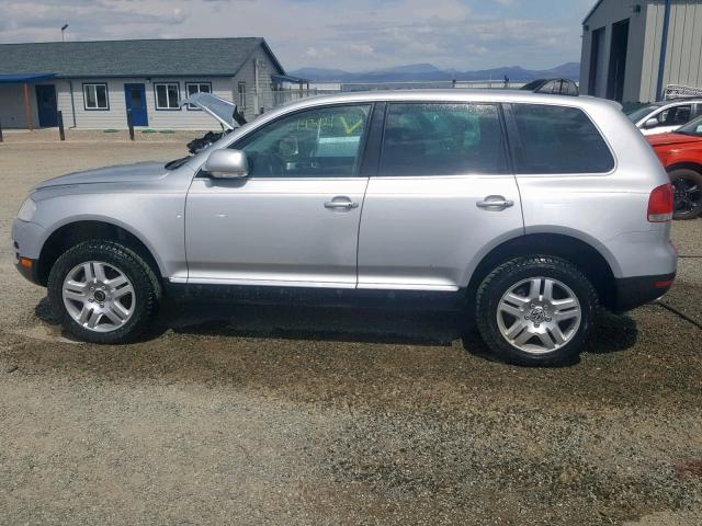 WVGCM67L74D021474 - 2004 VOLKSWAGEN TOUAREG 4. SILVER photo 9