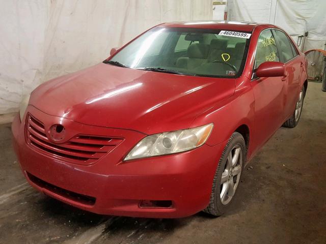 4T1BE46K47U047508 - 2007 TOYOTA CAMRY NEW RED photo 2