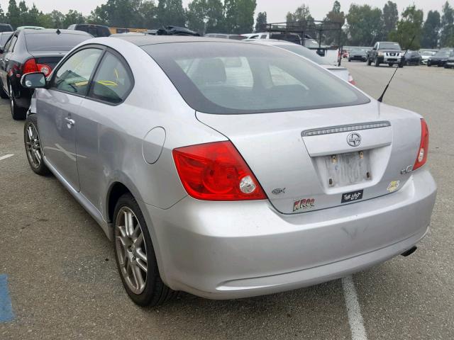 JTKDE177670204901 - 2007 TOYOTA SCION TC ვერცხლისფერი ფოტო 3