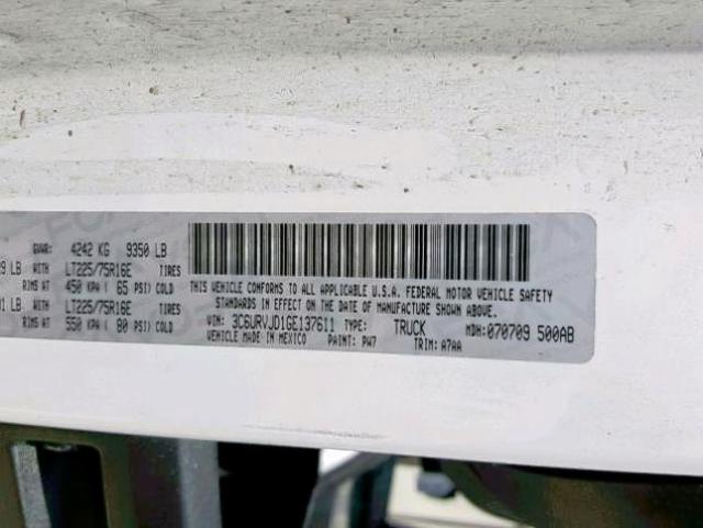 3C6URVJD1GE137611 - 2016 RAM PROMASTER 白色 照片 10